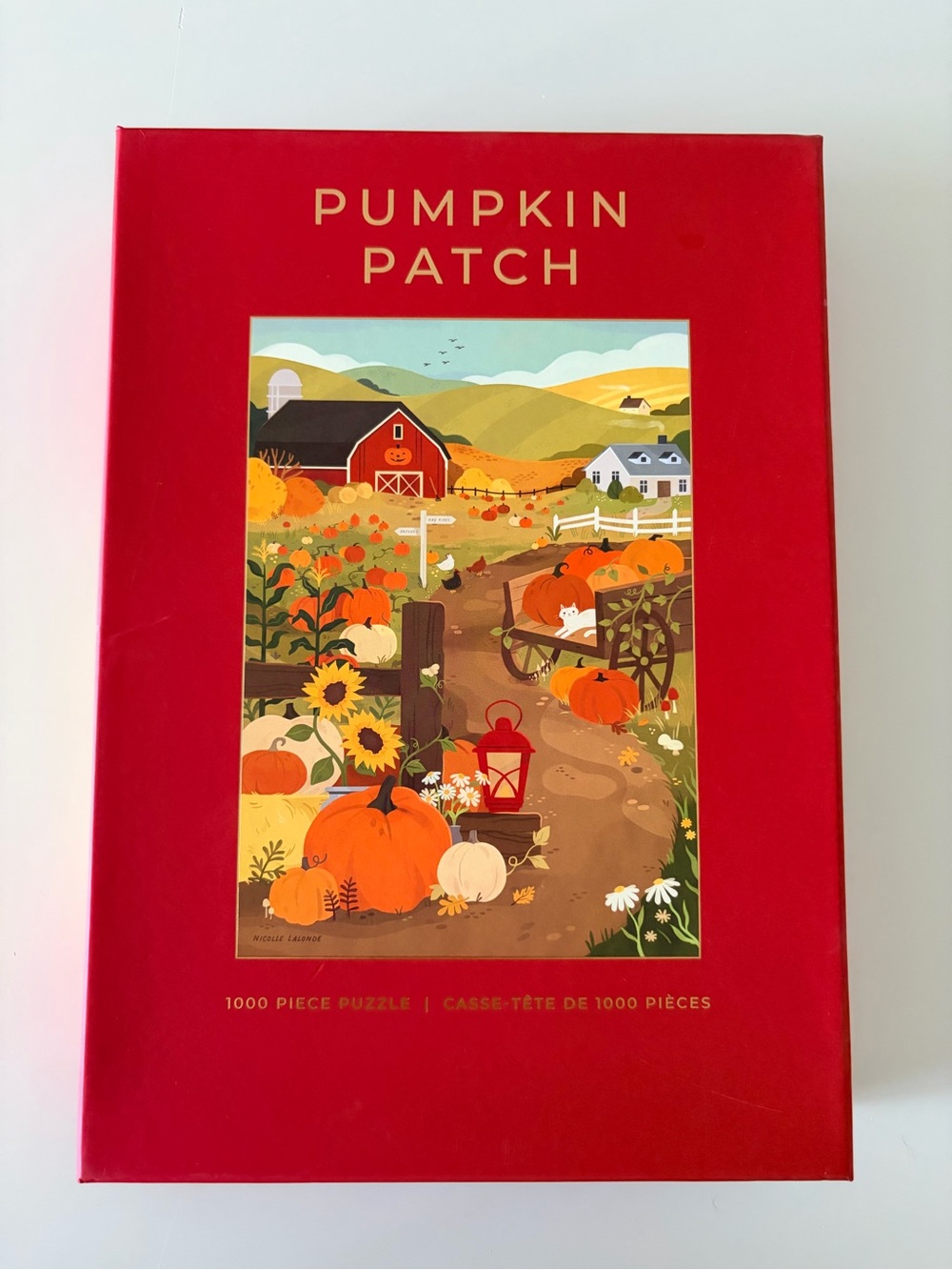 New In Box! Hobbry Pumpkin Patch Puzzle 1000 Pieces